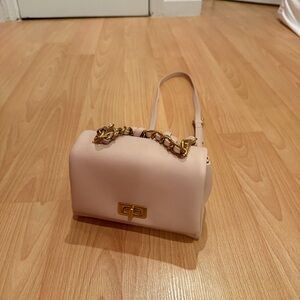 Urban Revivo Elegant Pink Chain Strap Crossbody Bag